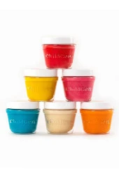 ChildGen Doğal Oyun Hamuru 6'lı Set 6x125gr -premium Kavanoz - 1
