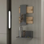 Minar Belita Duvar Rafı-Çırağan-Antrasit thumbnail 3