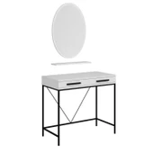 Minar Sane Makyaj Masası Elips Ayna Set 1 thumbnail 5