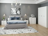 Minar Kale210 Yatak Odası Set 62 Beyaz Mebran - 1