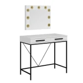 Minar Sane Makyaj Masası Işıklı Aynalı Set 3 thumbnail 5