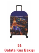 (My#56 Galata Kuş Bakışı) VALİZ İÇİN KILIF thumbnail 6