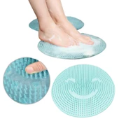 Lif Kese Banyo Masaj Paspası Silikon Fırçalı  Ayaklar İçin Topuk Masaj Matı - 1
