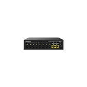 Tenda SG110PC 10 Port 8 Port Poe+ 10-100-1000 Mbps + 2 Port Uplink Switch Çelik Kasa Rack Mount - 1