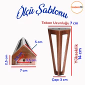 Ovit Açık Koltuk Baza Puf Kanepe Tv Ünite Masa Mobilya Ayağı Ayakları Metal Ayak 14 Cm Antik Bakır thumbnail 2