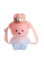 Hayal Sepeti Gülen Ayıcık Model Su Matarası Su Şişesi Suluk 800 ml Bpa Içermez Suluk Çocuk Suluk - 2