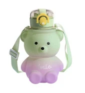 Hayal Sepeti Gülen Ayıcık Model Su Matarası Su Şişesi Suluk 800 ml Bpa Içermez Suluk Çocuk Suluk - 4