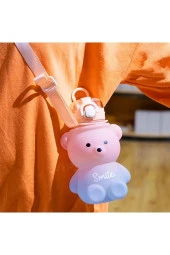 Hayal Sepeti Gülen Ayıcık Model Su Matarası Su Şişesi Suluk 800 ml Bpa Içermez Suluk Çocuk Suluk - 5