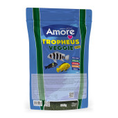 Amore Tropheus Veggie 860 gr Chips Tanganyika Malawi Bitkisel Algae Spirulina Sarımsak Balık Yemi - 1