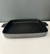 ARYILDIZ PRO-GRADE GRILL TAVA 30X25 CM GRİ - 1