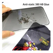 iPhone 15 Anti Statik Ekran Koruyucu Toz Tutmayan Kırılmaz Cam - 3