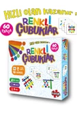 Renkli Çubuklar Oyunu Eğlenceli Kutu Oyunu Eğitici Oyuncak - 1