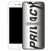 Apple iPhone 8 Hayalet Ekran Koruyucu Mat Seramik Kırılmaz Cam BEYAZ - 1