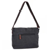 Ççs London 31472 Kanvas Postacı Çanta Siyah - 2