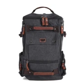 Ççs London 51564 XL Kanvas Sırt Çantası Siyah thumbnail 1