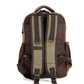 Ççs London 51567 Kanvas Sırt Çantası Haki thumbnail 2