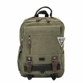 Ççs London 51565 Kanvas Sırt Çantası Haki thumbnail 2