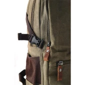 Ççs London 51573 Laptop Kanvas Sırt Çantası Haki - 4