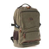 Ççs London 51573 Laptop Kanvas Sırt Çantası Haki - 5