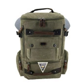 Ççs London 51564 XL Kanvas Sırt Çantası Haki thumbnail 2