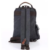 Ççs London 51563 Kanvas Çapraz Sırt ve Göğüs Çantası Siyah thumbnail 3