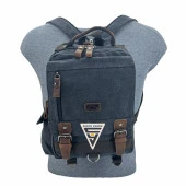 Ççs London 51563 Kanvas Çapraz Sırt ve Göğüs Çantası Siyah thumbnail 8