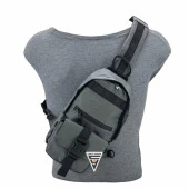 Ççs London 51606 Çapraz Sırt ve Göğüs Çantası Gri thumbnail 4