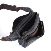 Ççs 31467 Kanvas Bel Çantası Siyah - 2