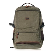 Ççs London 51573 Laptop Kanvas Sırt Çantası Haki - 1