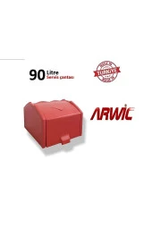 arwic Motosiklet Pizza Çantası Paket Servis Çantası CV90 Kırmızı thumbnail 1