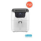 Yasomi Y77 Xxl Buharli Airfryer Fritöz 7lt 1700w Beyaz ( Türkiye Garantili ) - 1