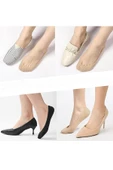 6lı Kadın Pamuklu İnce Mini Görünmez Suba Çorap - 1