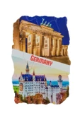 Almanya Temalı Fresco Magnet thumbnail 3