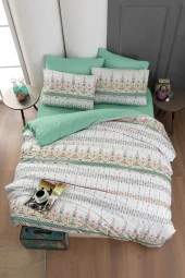 MyStory Home Lastikli Çarşaflı Çift Kişilik Nevresim Takımı Estilla - 2