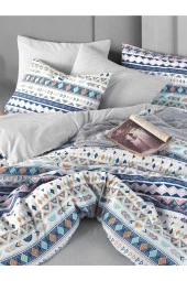 MyStory Home Lastikli Çarşaflı Çift Kişilik Nevresim Takımı Diamente - 1