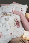 MyStory Home Lastikli Çarşaflı Tek Kişilik Nevresim Takımı Viola - 5