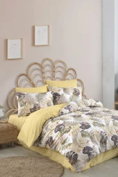 MyStory Home Tek Kişilik Nevresim Takımı Monstera - 1