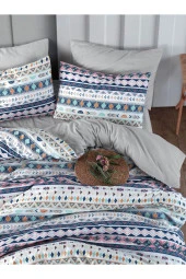 MyStory Home Lastikli Çarşaflı Tek Kişilik Nevresim Takımı Diamente - 1