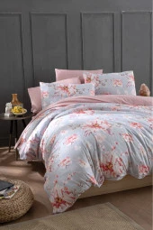 MyStory Home Lastikli Çarşaflı Tek Kişilik Nevresim Takımı ROSE - 1
