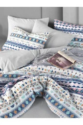 MyStory Home Lastikli Çarşaflı Tek Kişilik Nevresim Takımı Diamente - 3