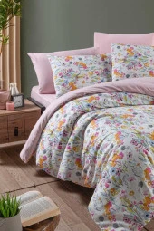 MyStory Home Lastikli Çarşaflı Tek Kişilik Nevresim Takımı Lily - 4