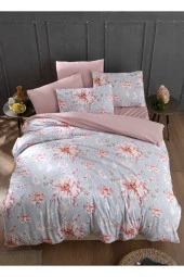 MyStory Home Lastikli Çarşaflı Tek Kişilik Nevresim Takımı ROSE - 3