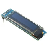 128x32 Oled Lcd Ekran 0.91 Inch SSD1306 (Arduino Uyumlu) - Mavi - 3
