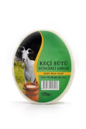 Keçi Sütü Özlü Süngerli Sabun Banyo Duş Sabunu 120 G x 3 Adet thumbnail 2