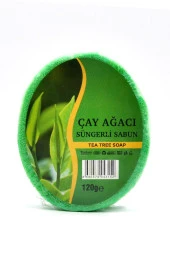 Çay Ağacı Özlü Süngerli Sabun Banyo Duş Sabunu 120 G x 3 Adet thumbnail 2