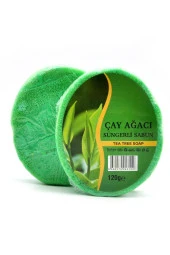 Çay Ağacı Özlü Süngerli Sabun Banyo Duş Sabunu 120 G x 3 Adet thumbnail 3
