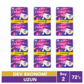 Orkid Platinum Anne Kız Paketi Hijyenik Ped Uzun 72 Adet - 1