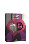 SHE Clubber Kadın Parfüm Seti 50 ml EDT + 150 ml Deodorant - 1