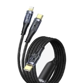 LinkTech K674 Multi 2in1 Type-C + Lightning PD 60W Hızlı Şarj Kablosu - 1
