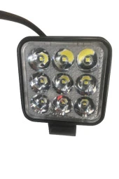 Motosiklet Sis Farı 12 V 9 Led 27w Aliminyum Beyaz Işık L-1118 - 1
